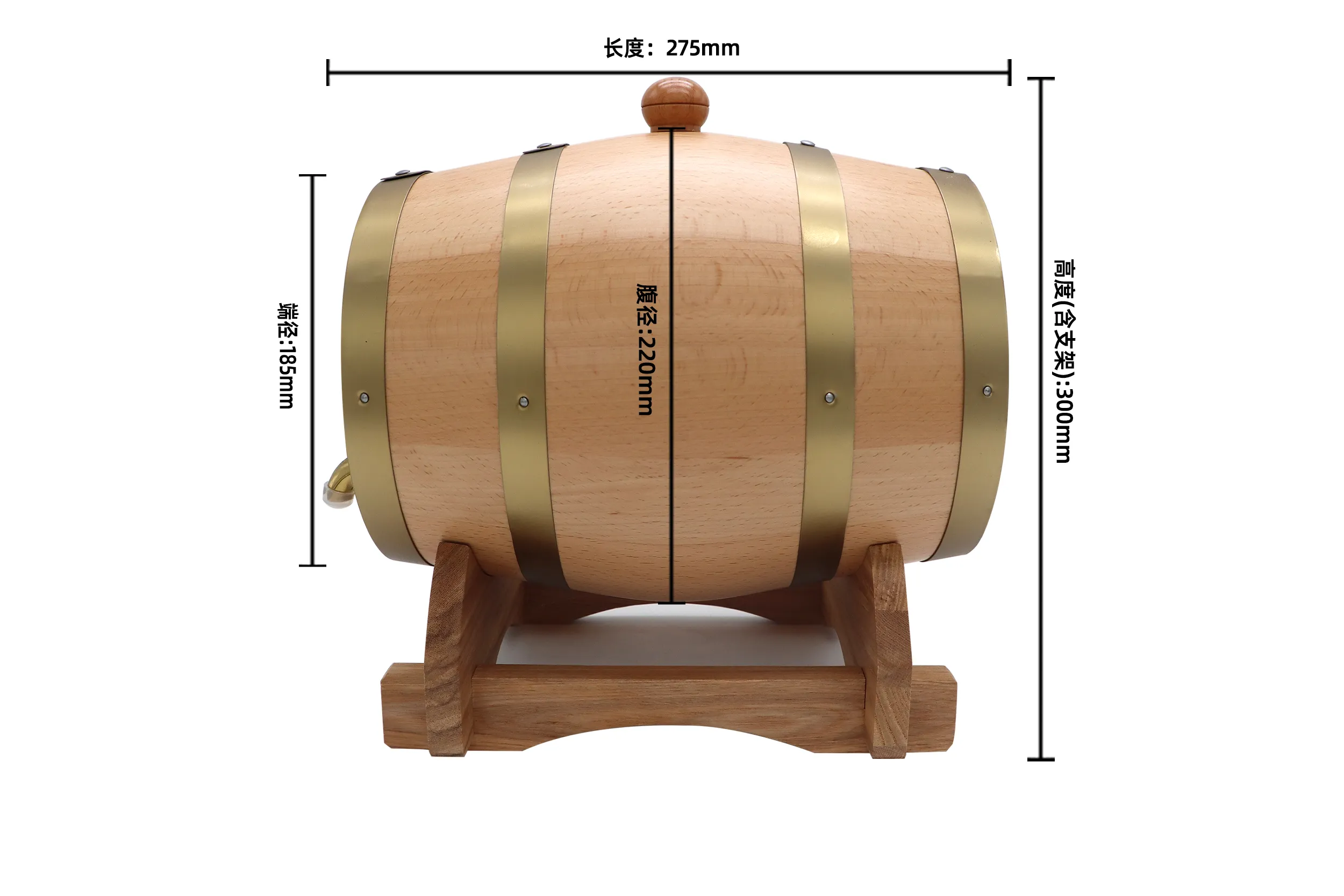 5升原木色内胆桶
