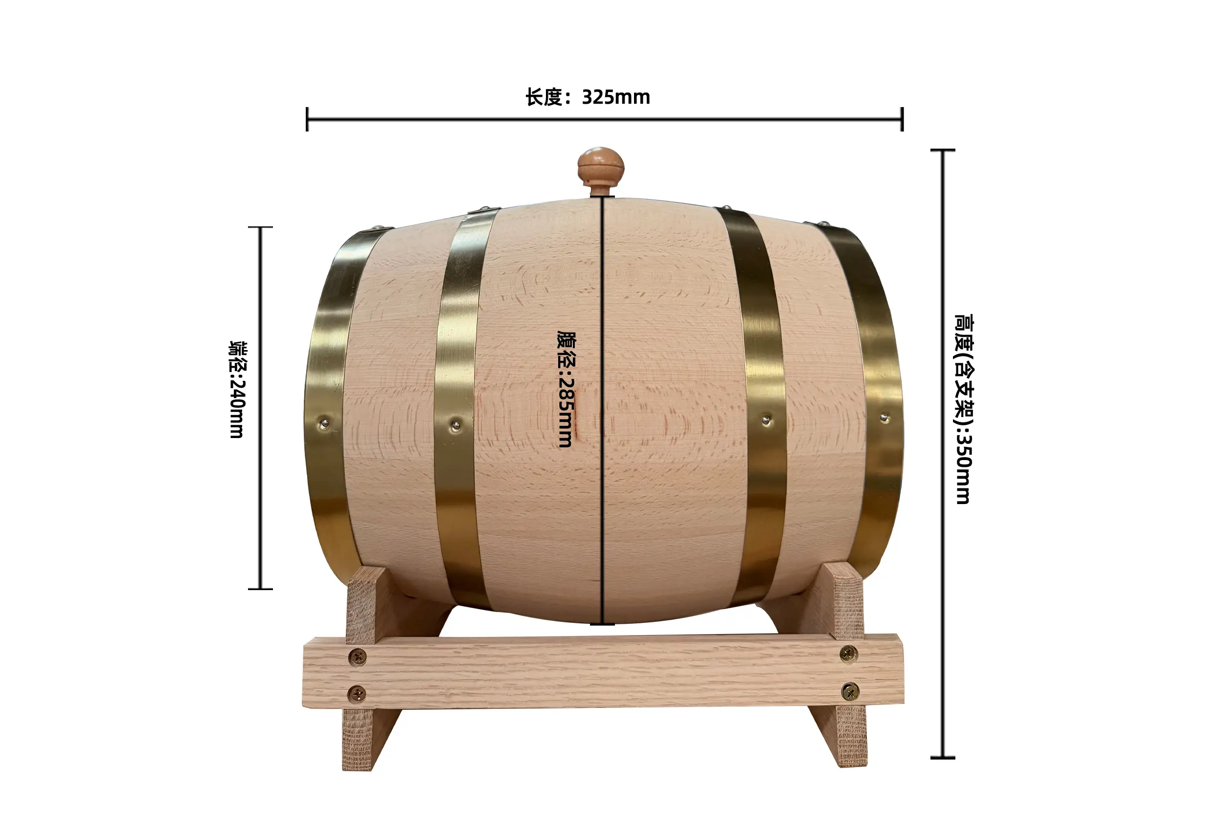 10升原木色内胆桶