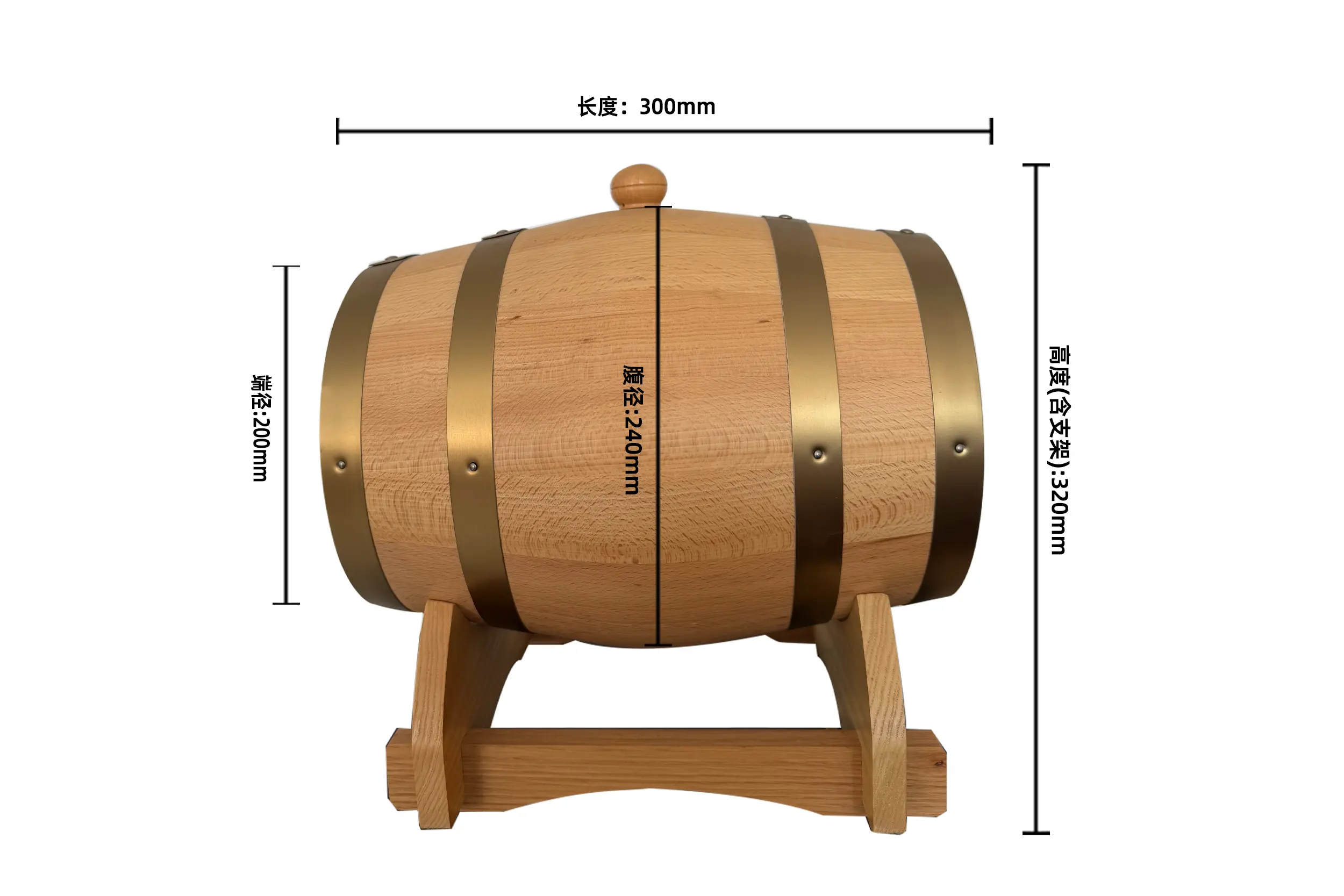 8升原木色内胆桶