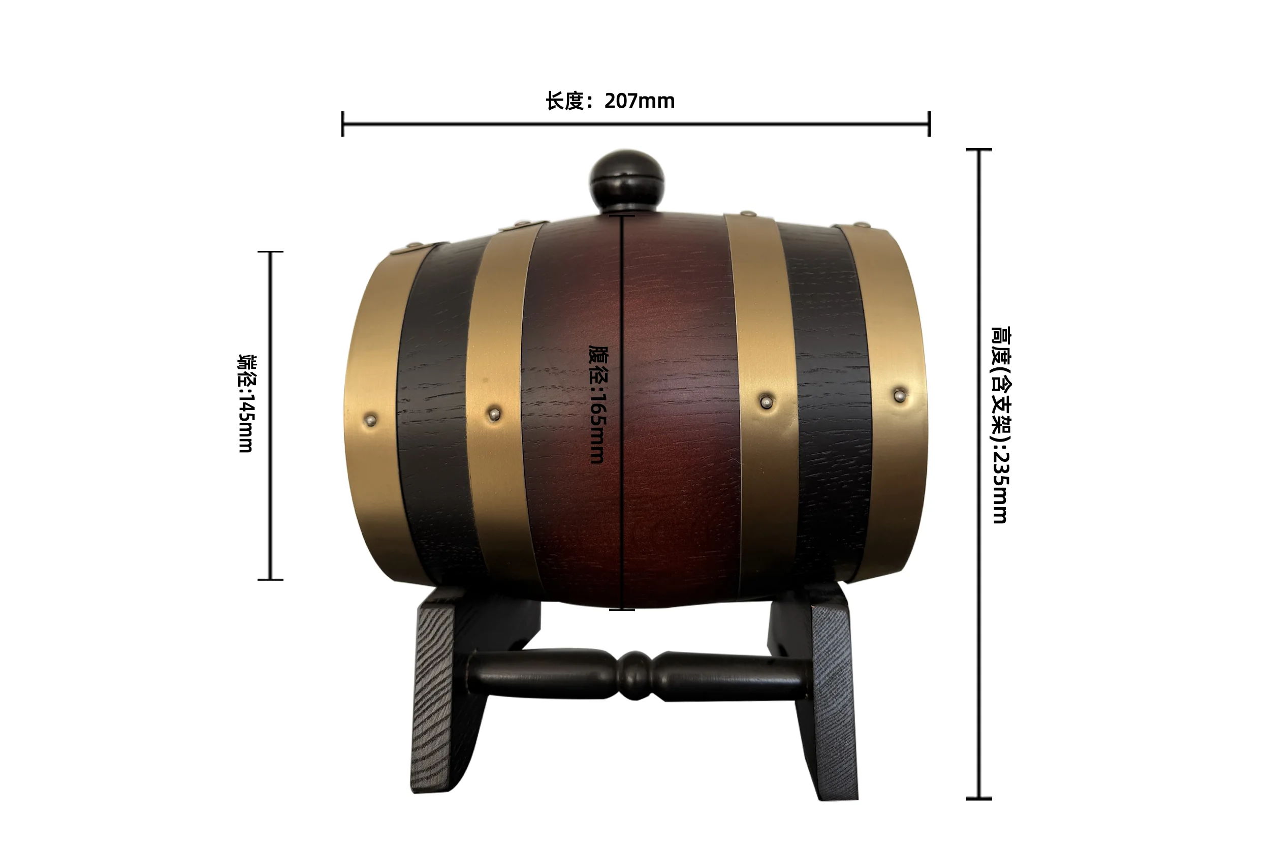 1.5升仿古色内胆桶
